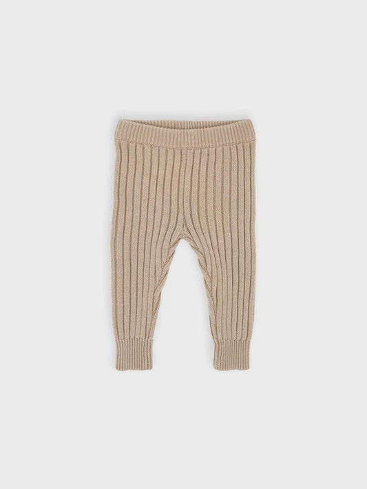 Rib Knit Leggings | Dark Oat