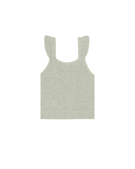 Knit Tank | Heathered Laurel