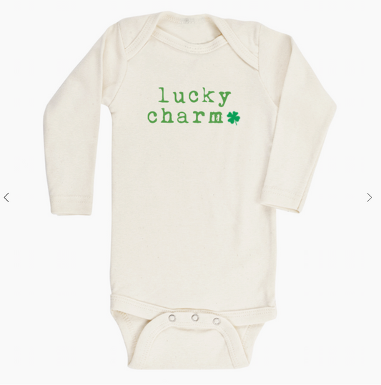 Lucky Charm Shamrock | Long Sleeve Bodysuit