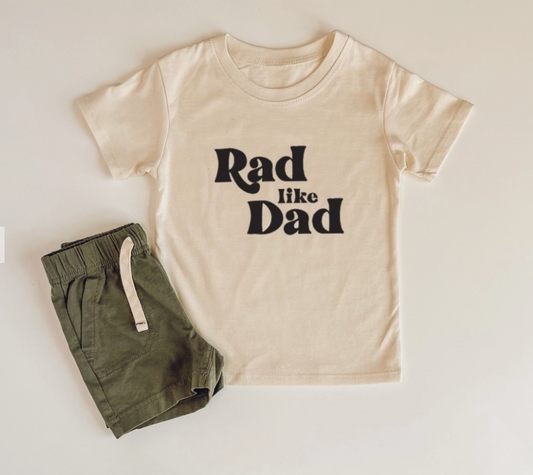 Rad Like Dad | Ivory Tee