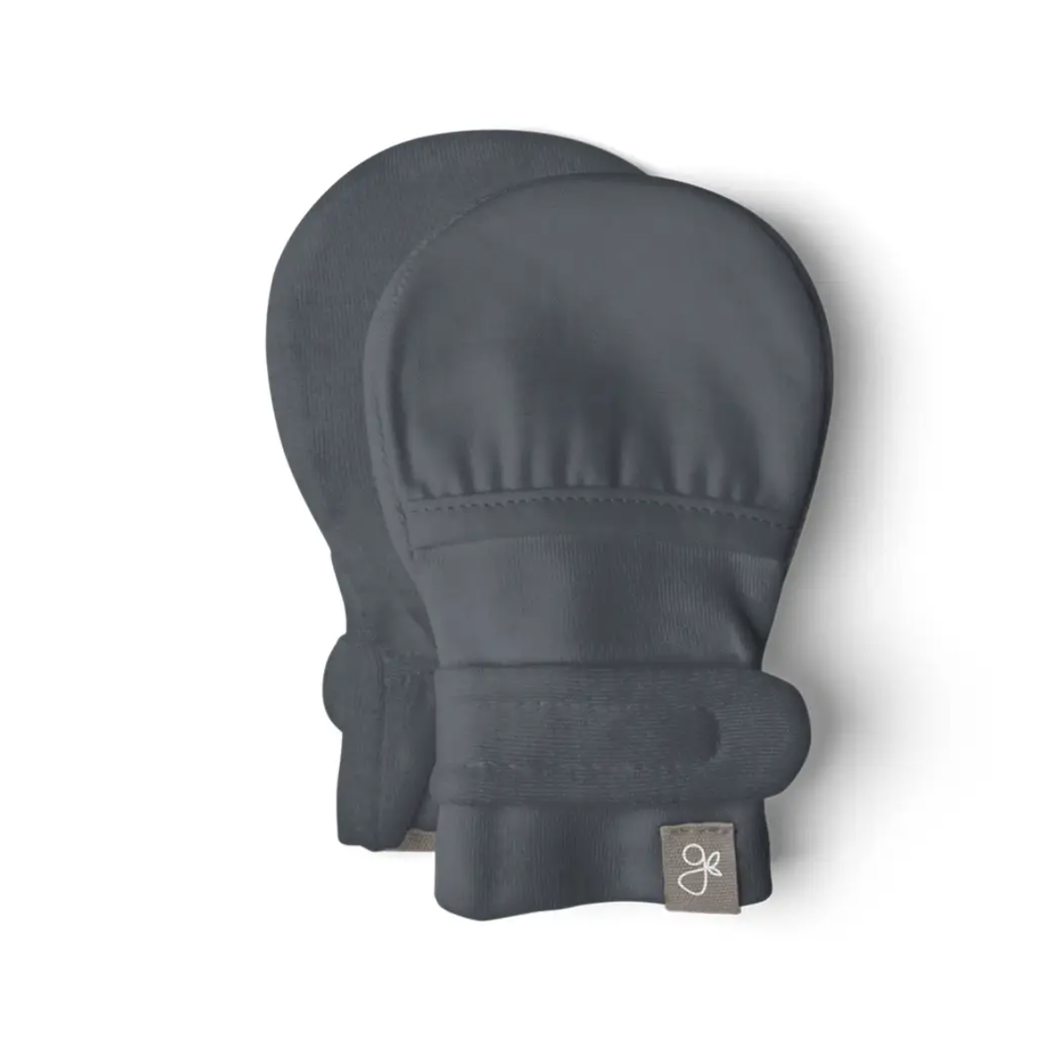 Organic Cotton Stay-On Baby Mittens | Midnight