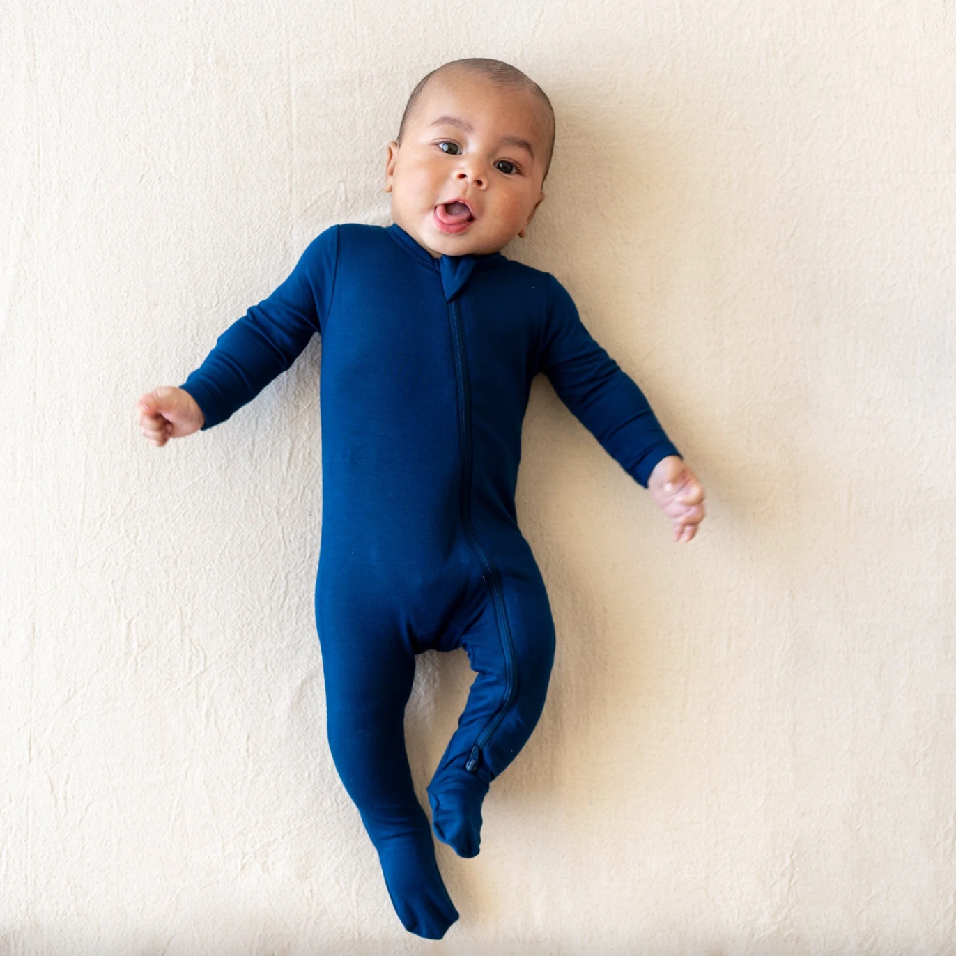 Bamboo Cotton Zippered Footie | Tahoe