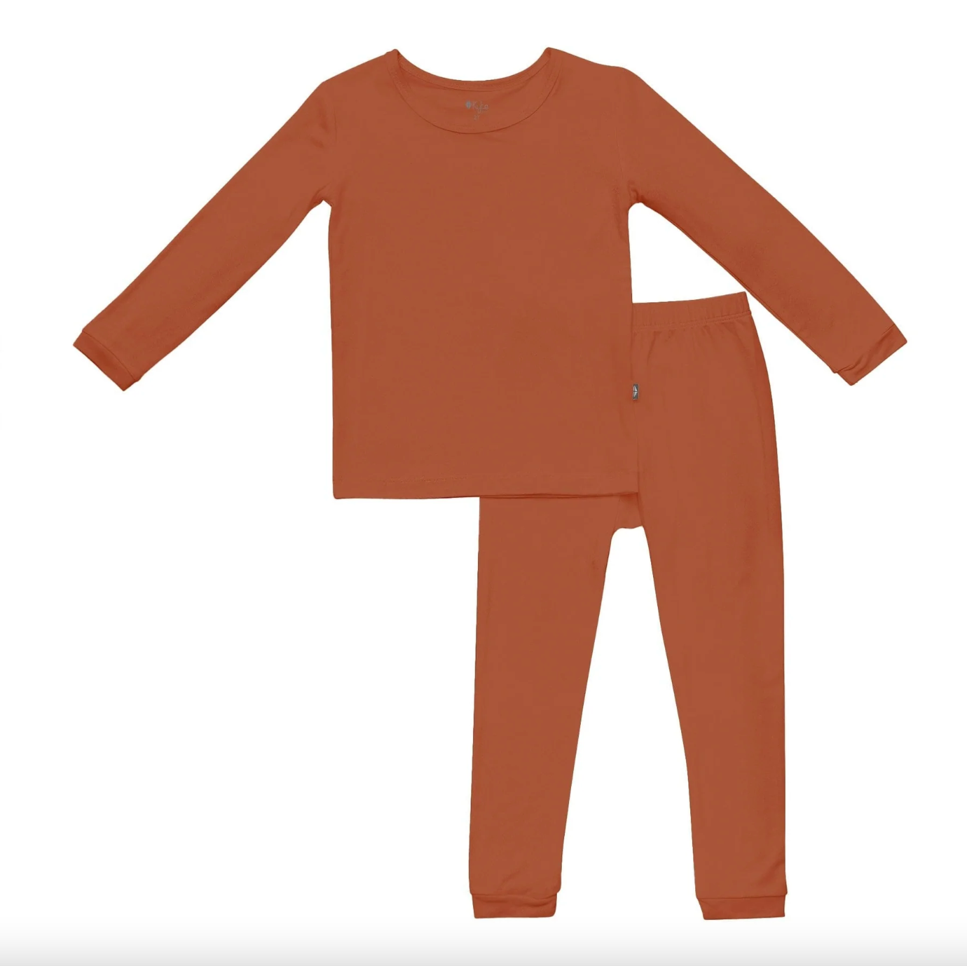 Bamboo Cotton Pajama Set | Rust