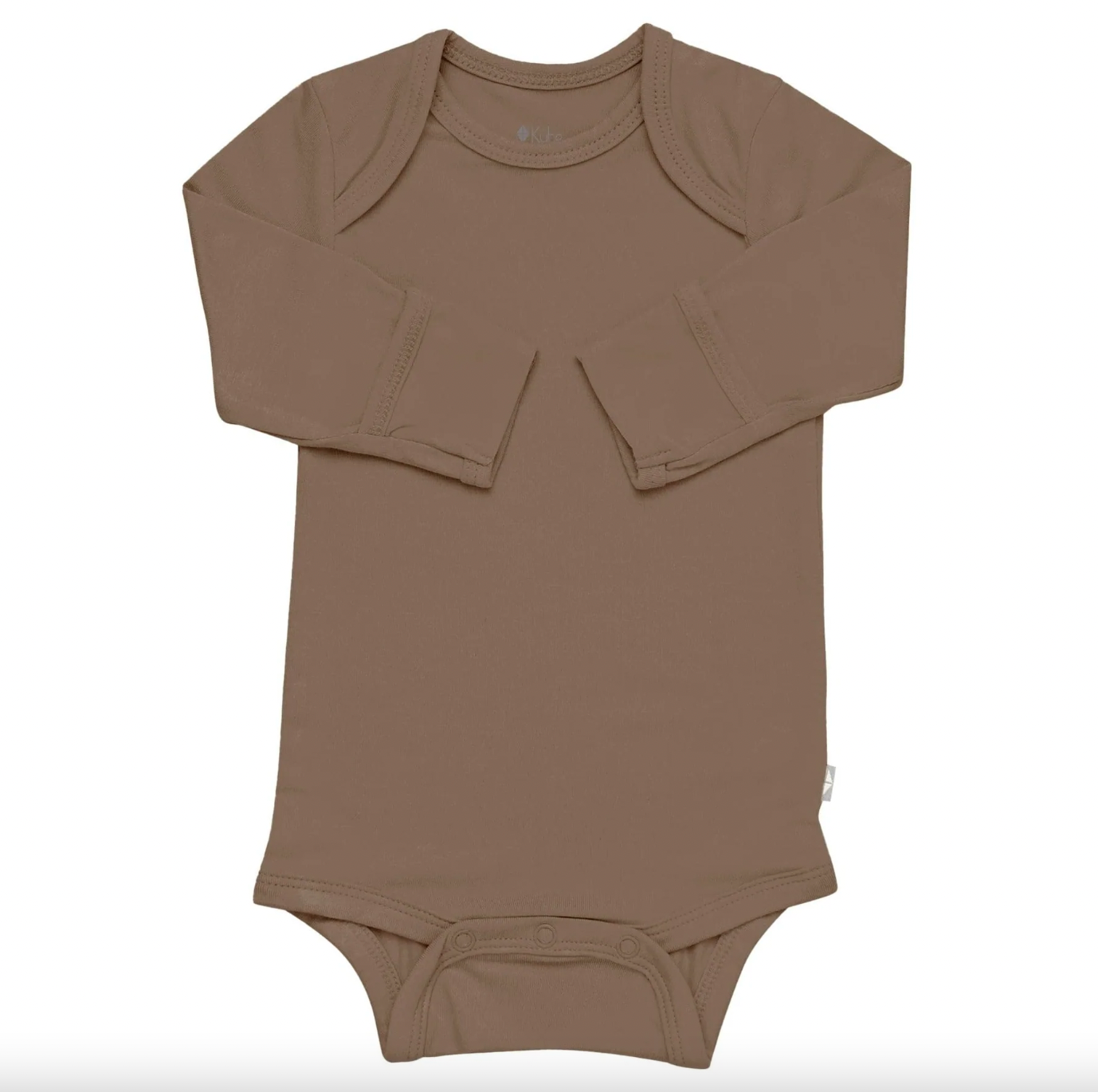 Bamboo Long Sleeve Bodysuit | Coffee