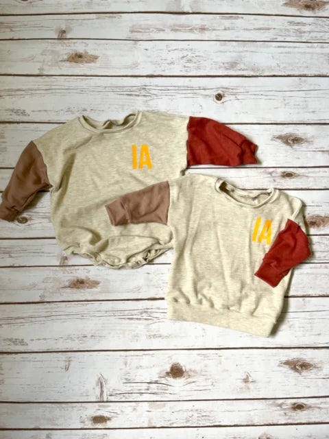 Baggy Sweatshirt Romper || State