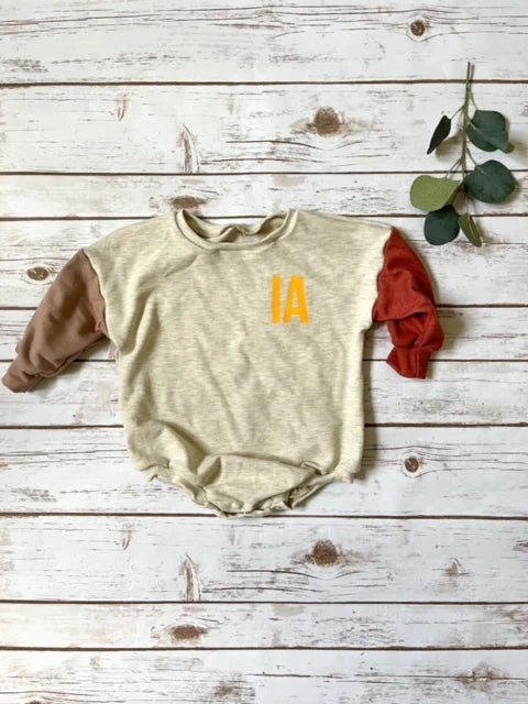 Baggy Sweatshirt Romper || State