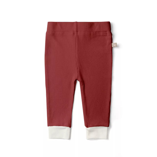 Thermal Bamboo Organic Pants | Cocoa + Cream