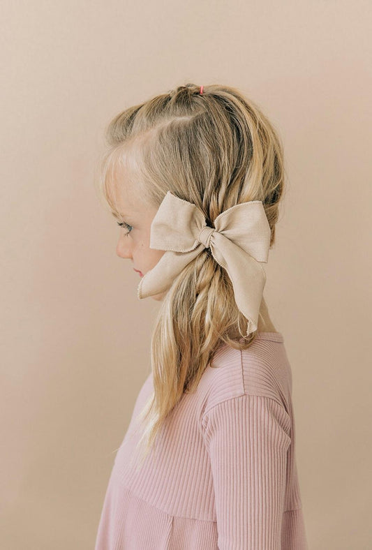 Edged Clip Bows | Oversized