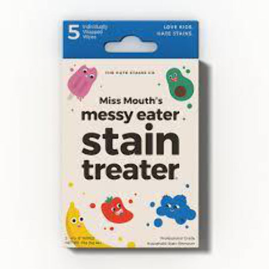 Miss Mouth's Messy Eater Stain Treater (5 PACK OF WIPES)
