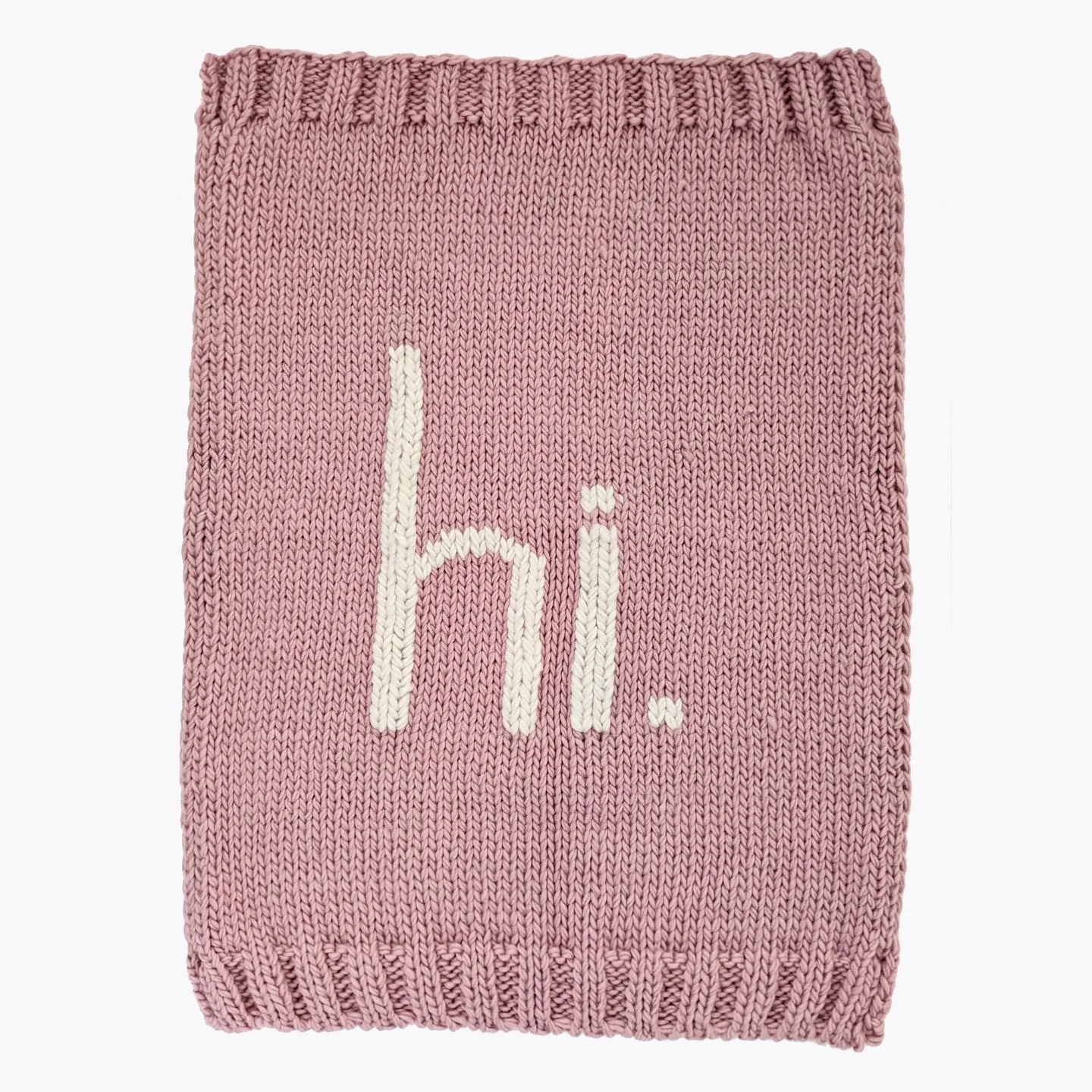hi. Baby Blanket | Rosy