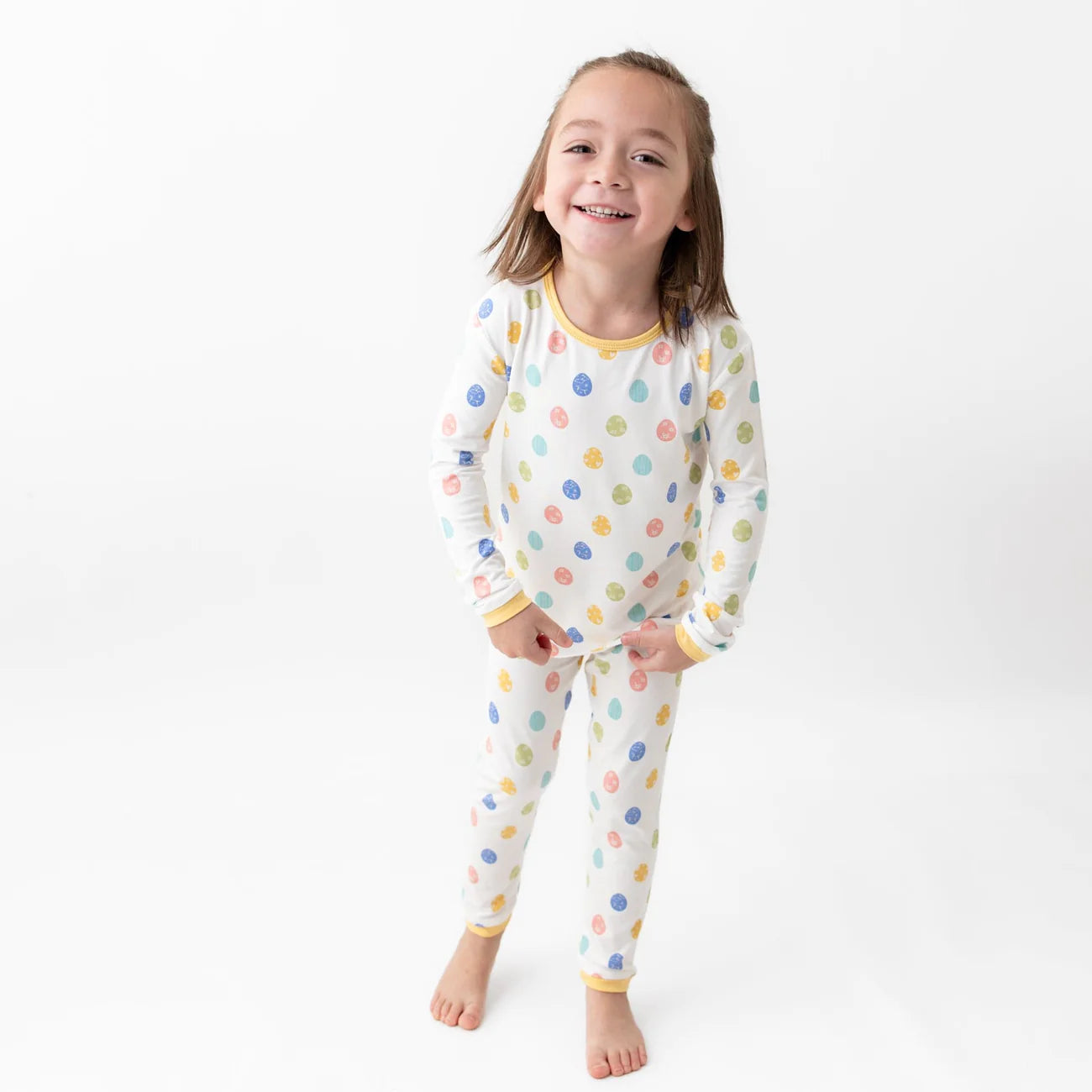 Bamboo Cotton Pajama Set | Spring Egg