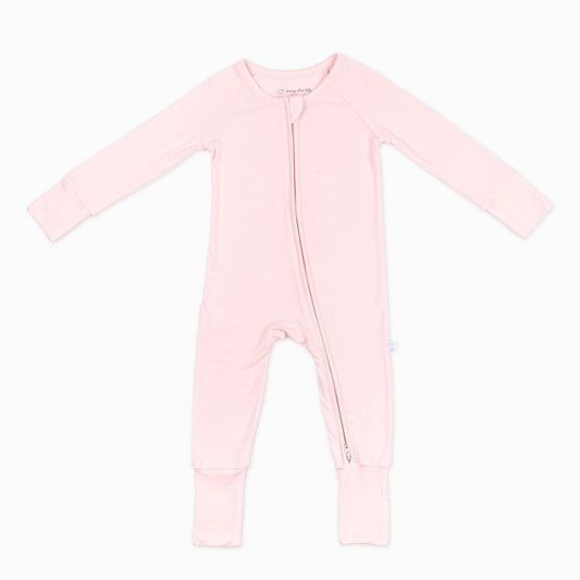 Bamboo Zip Convertible Romper | Pink Sand