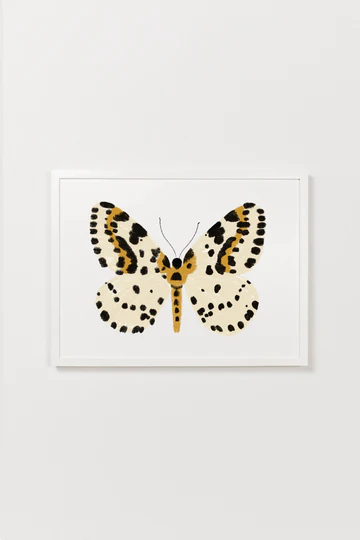 Yellow Butterfly Print