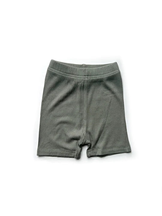Ribbed Biker Shorts | Fern