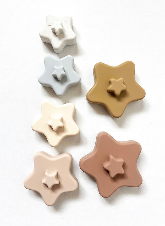 Silicone Star Stacker| Nude