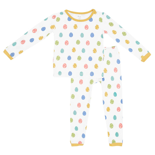 Bamboo Cotton Pajama Set | Spring Egg