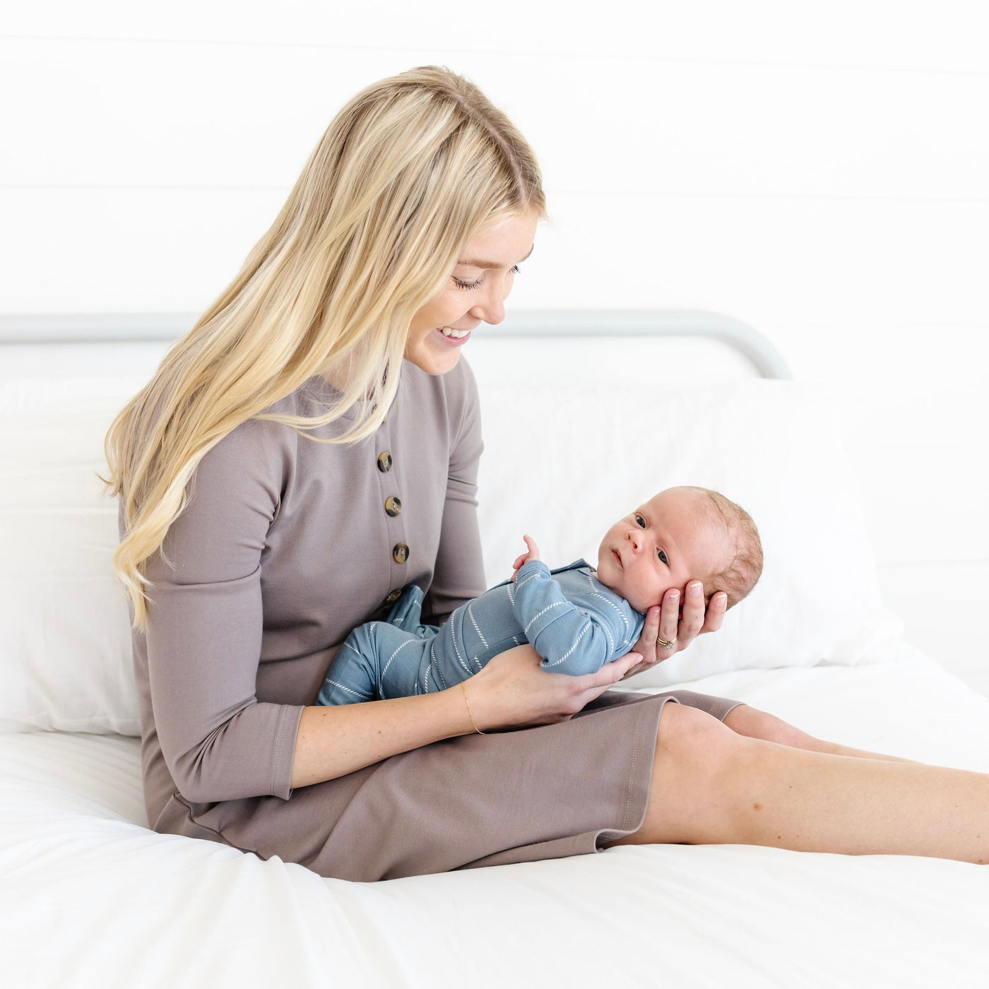 (Lou Lou & Company's Original) Everyday Dress | Sky & Mocha