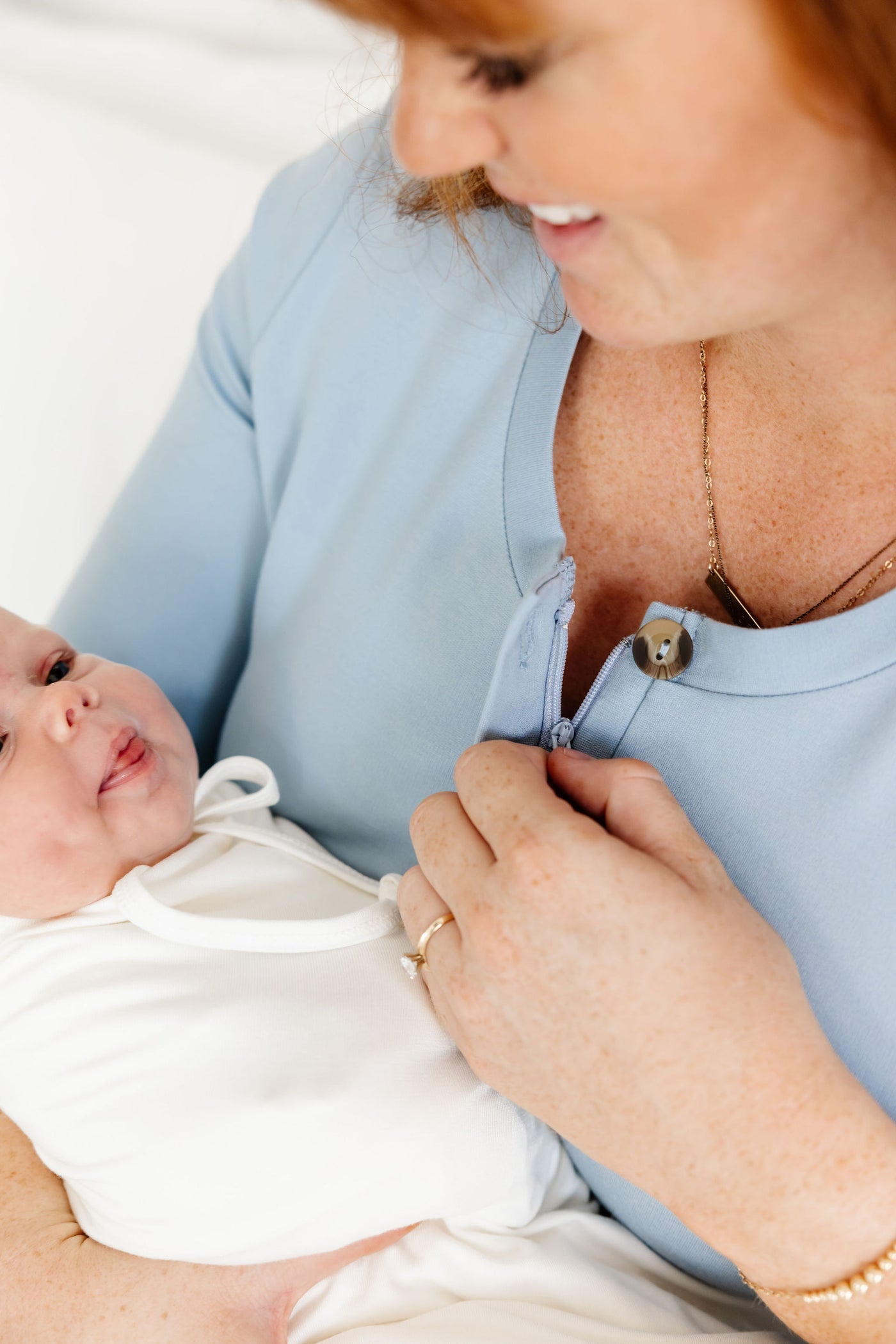 (Lou Lou & Company's Original) Everyday Dress | Sky & Mocha