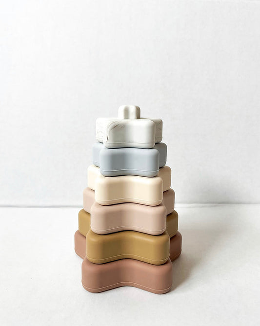 Silicone Star Stacker| Nude