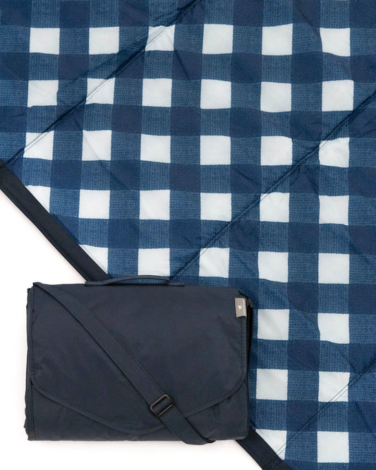 Outdoor Blanket 5x7 | Navy Plaid