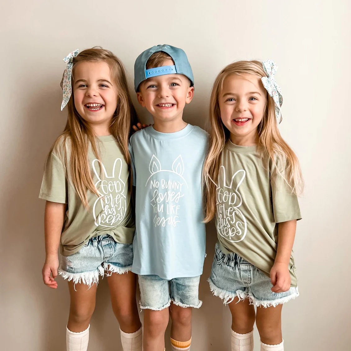 God Loves His Peeps Shirt | Sage