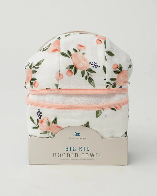 Cotton Hooded Toddler Towel | Watercolor Roses